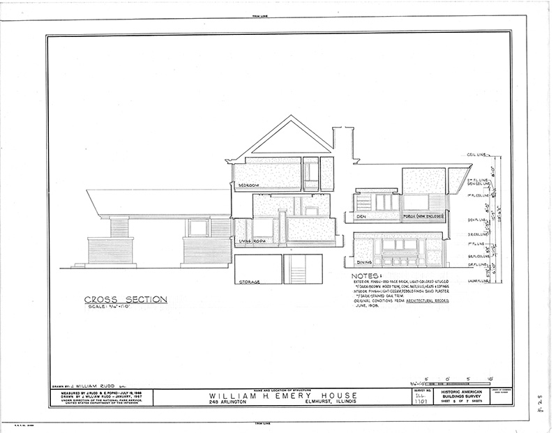 Image description: House Cross Section