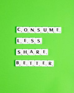 Consume less, share better image