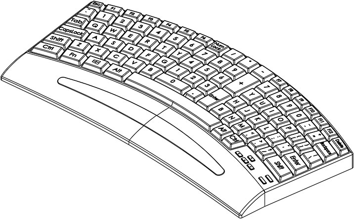 CAD design for custom keyboard