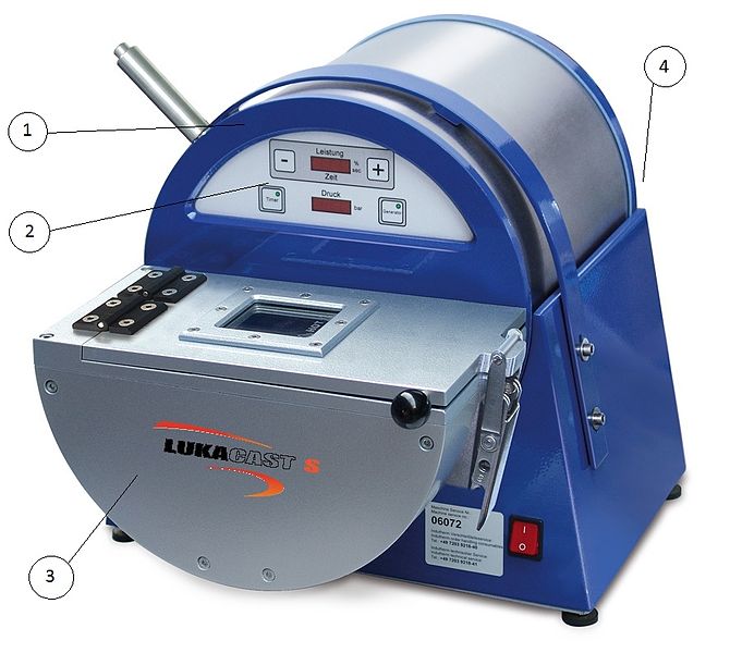 Vacuum casting machine