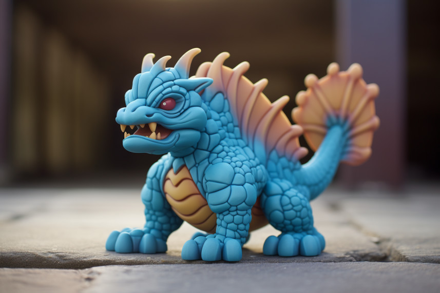 A little 3D printed dragon